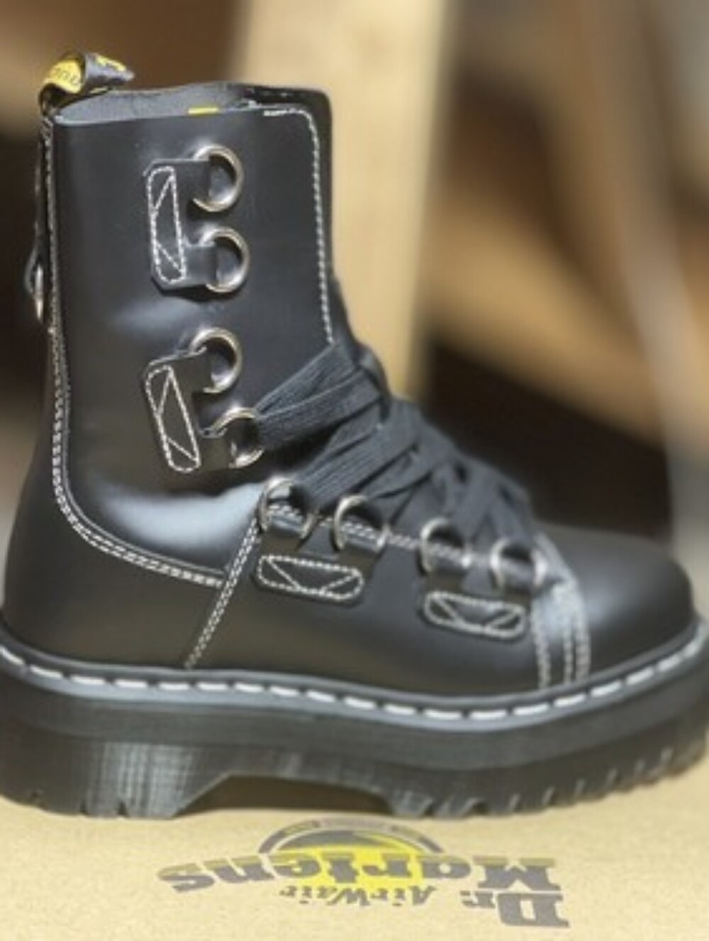 ❤️‍🔥RARE❤️‍🔥 DOPE AF JADON XL LEATHER PLATFORM BOOTS - Picture 2 of 12